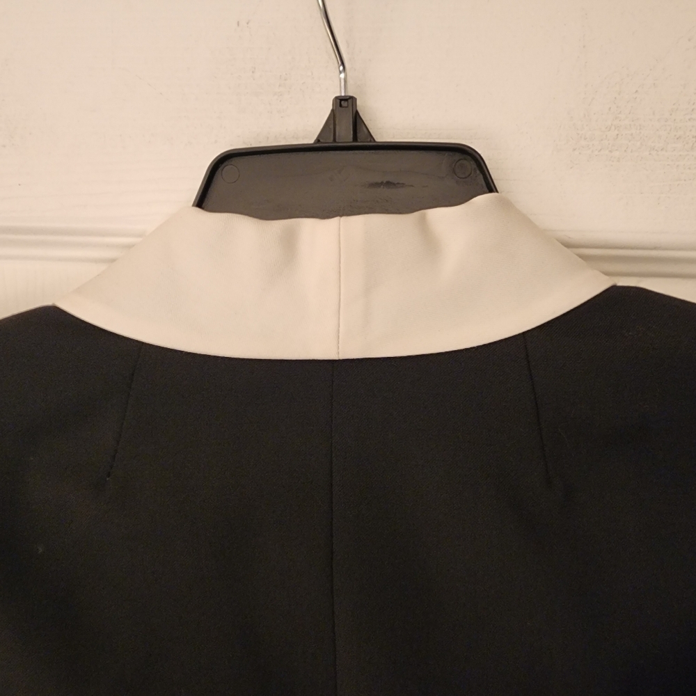 EQUIPMENT Quincy Blazer In True Black with White Lapel (Various Sizes) - Picture 8 of 16